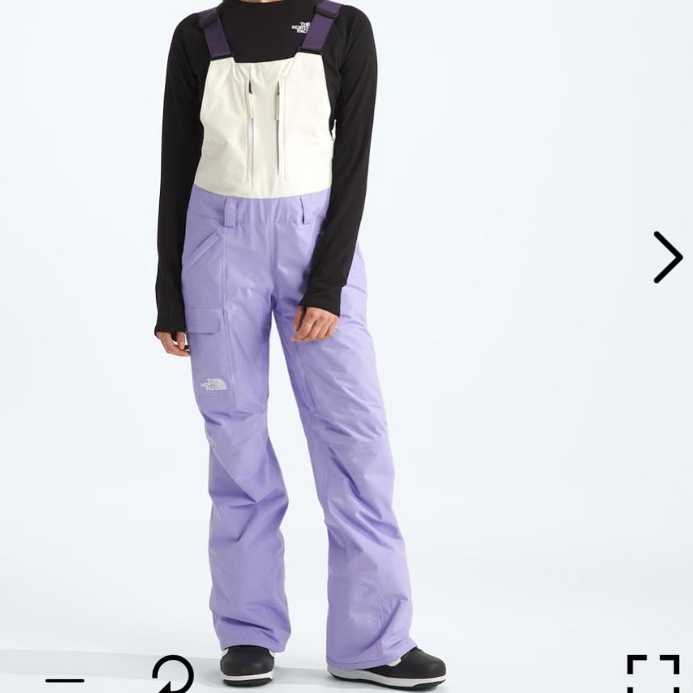 The North Face Women's Cream and Purple Jumpsuit